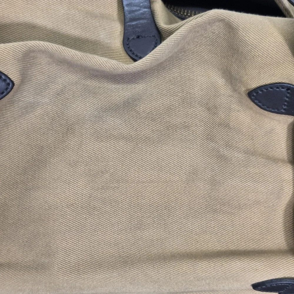 Filson Bag Brown Rugged Twill Rolling Duffle Canvas Luggage Stains